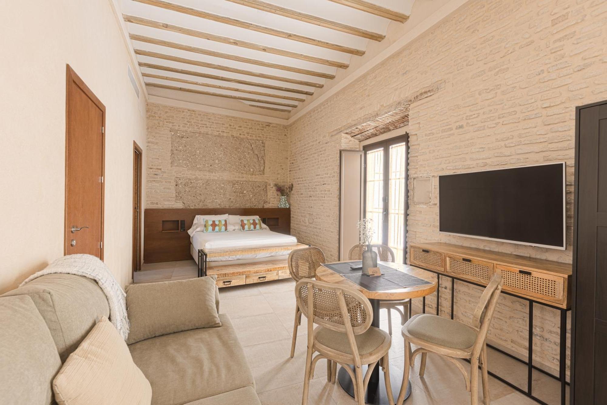 セビリア Casa Senorial Del Siglo XVIIIアパートホテル エクステリア 写真